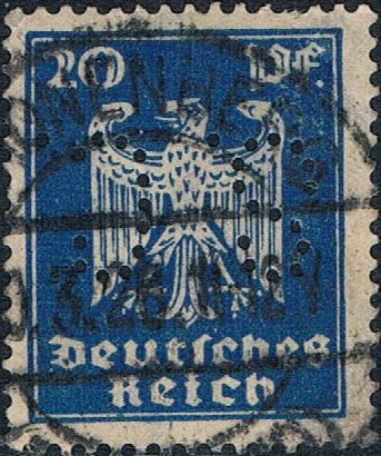 NUEVA ÁGUILA HERÁLDICA 1924-25. FILIGRANA B. Y&T Nº 351. RESERVADO