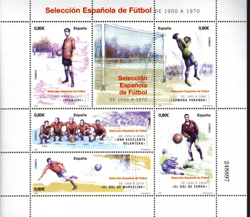 SELECCION ESPAÑOLA DE 1900 A 1970