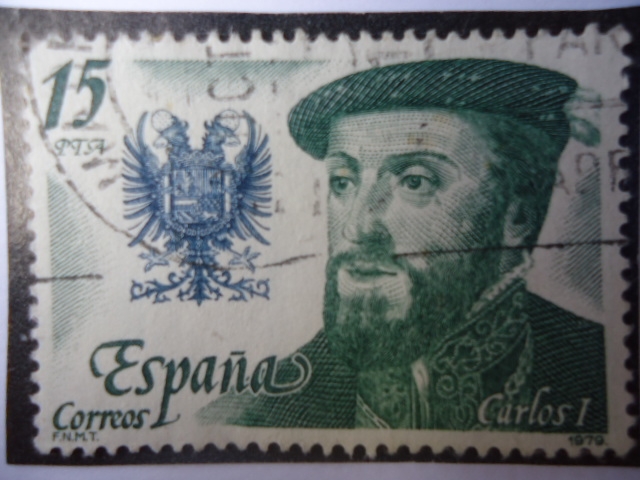 Carlos I-Escudo de Armas-Rey de España-Casa de Autria