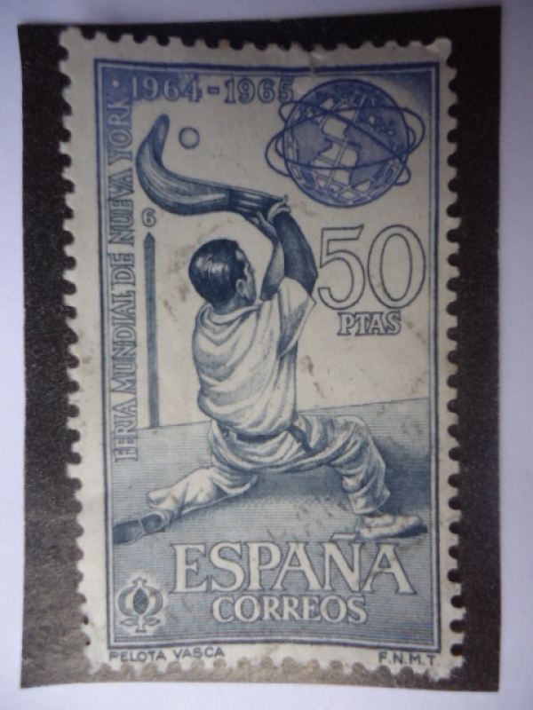 Ed:1594-Feria Mundial de Nueva York-1964-1965-¨Pelota Vasca¨