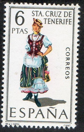 1953- Trajes típicos españoles. STA. CRUZ DE TENERIFE.