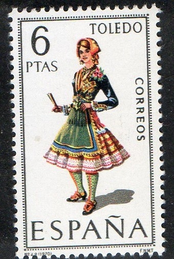 1960- Trajes típicos españoles. TOLEDO.
