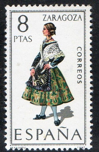 2018- Trajes típicos españoles. ZARAGOZA.