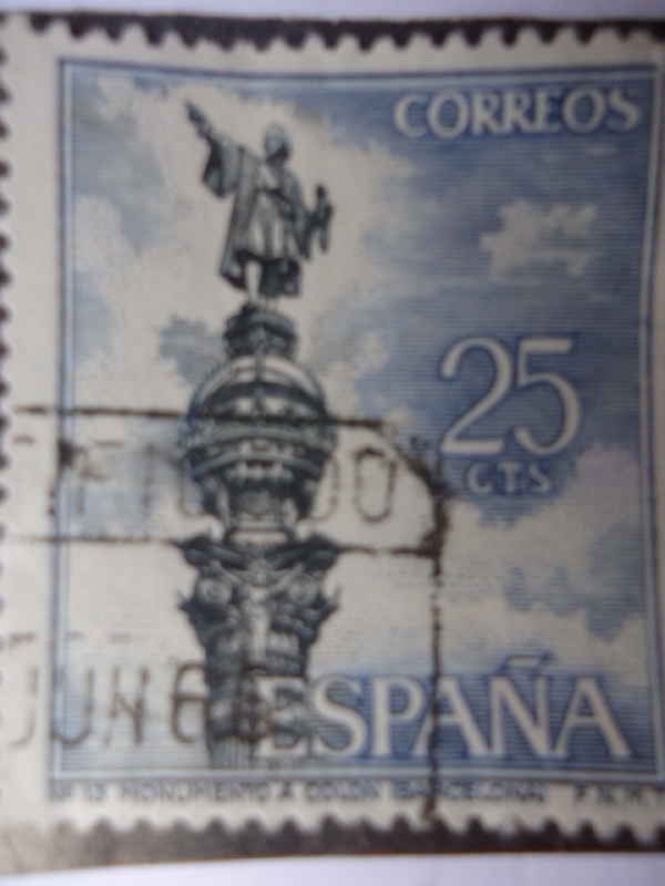 Ed:1643 Serie Turística. Monumento a Colón- Barcelona