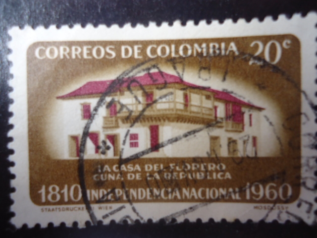Casa del Florero-Cuna de la República- Independencia Nacional 1810-1960