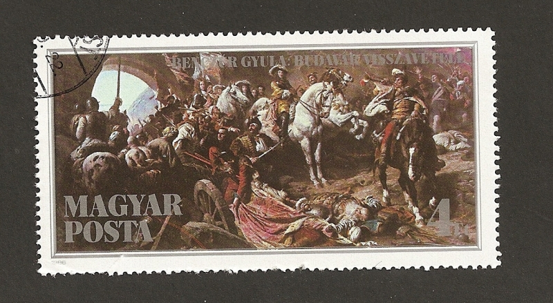 300 aniv.Reconquista del castillo de Buda por Gyula Benzcurt