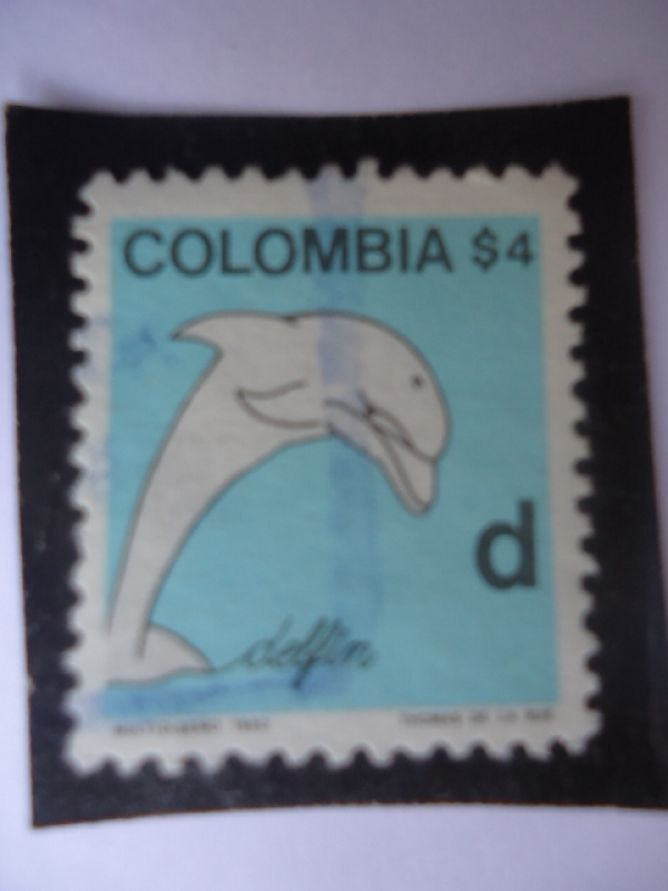 Delfín  -D- Alfabeto en Colombia.