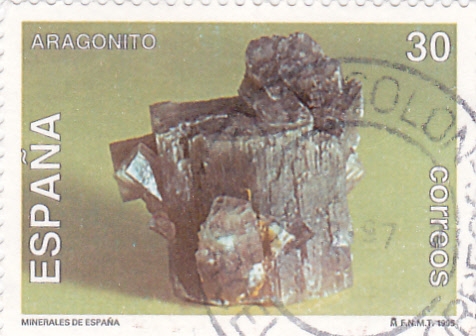 MINERALES DE ESPAÑA- Aragonito    (Q)