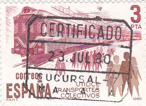 UTILICE TRANSPORTES COLECTIVOS   (Q)