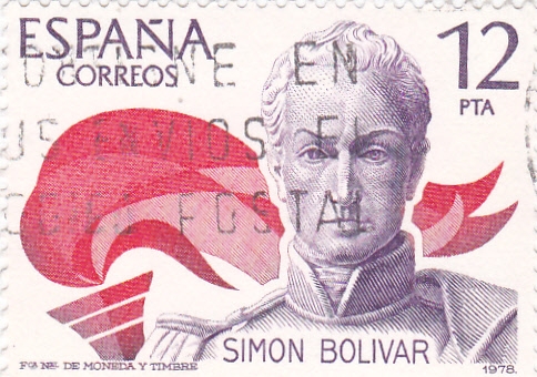 AMERICA-ESPAÑA. Simón Bolivar 1783-1830      (Q)