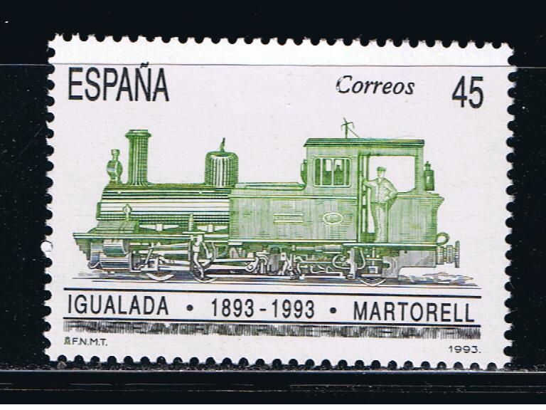 Edifil  3265  I Cente. del Ferrocarril Igualada- Martorell.  