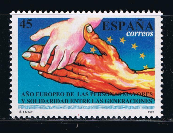 Edifil  3272  Año europeo de las personas mayores y solidaridad entre las generaciones.  