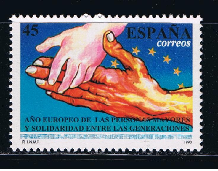 Edifil  3272  Año europeo de las personas mayores y solidaridad entre las generaciones.  