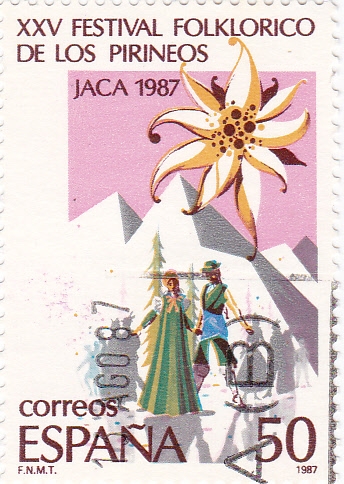 XXV Festival Folckorico de los Pirineos Jaca 1987(Q)