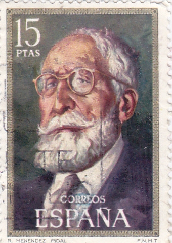 Centenario de Celebridades- Ramón Menéndez Pidal (1869-1968)Filólogo    (Q)
