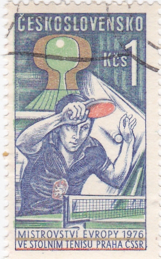 CAMPEONATO DE EUROPA DE TENIS DE MESA- PRAGA  1976