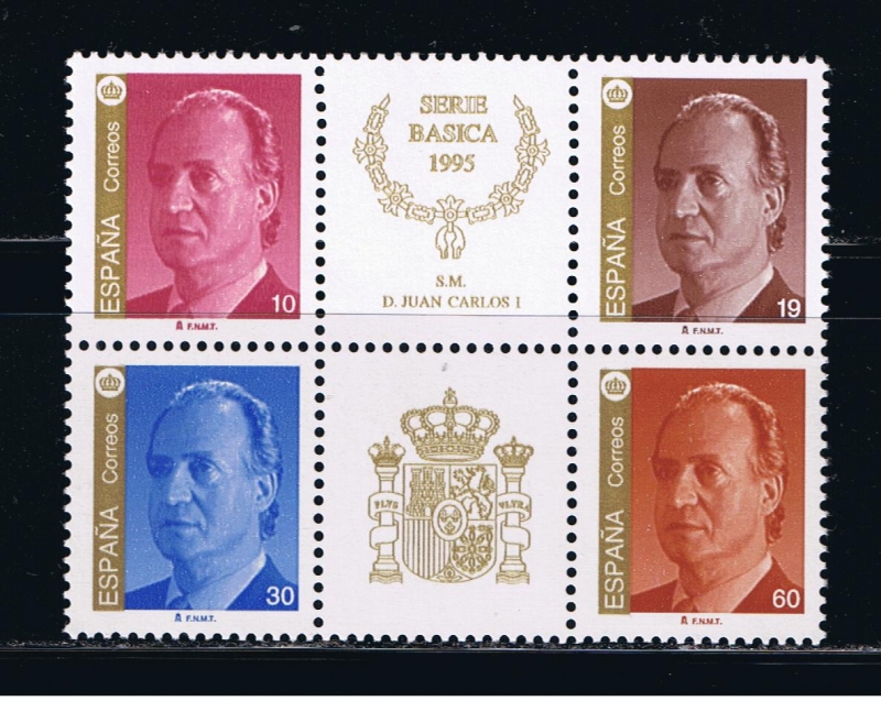 Edifil  3378A - 3381A  S.M. Don Juan Carlos I  