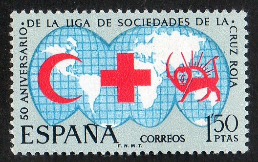 1925- L Aniversario de la Liga de Sociedades de la Cruz Roja.