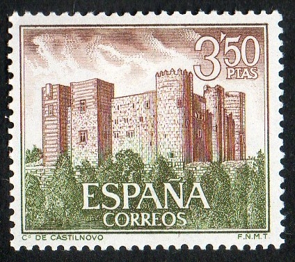 1930- Castillos de España. Castilnovo ( Segovia ).