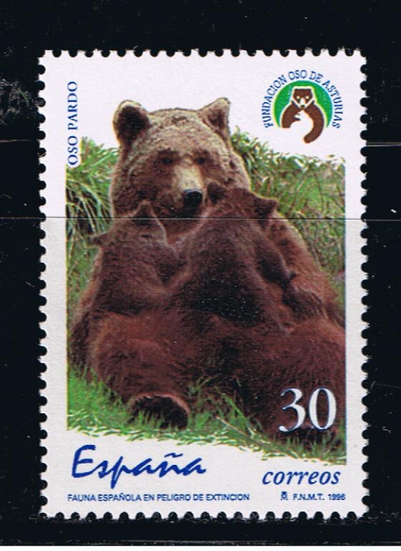 Edifil  3412 Fauna española en peligro de extinción.  