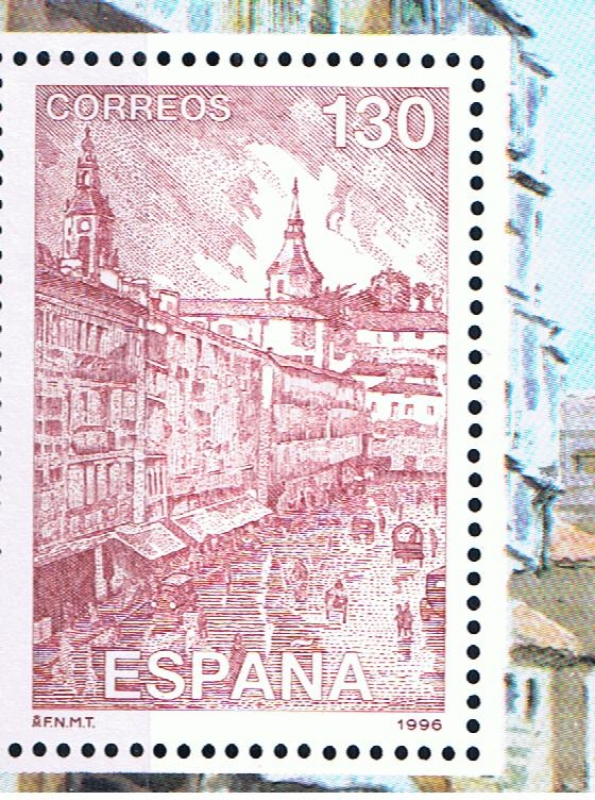 Edifil  3450  Exposición Filatélica Nacional Exfilna´96.  