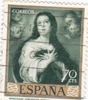 PINTURA-La Virgen del Rosario   - (B.E.Murillo) (R)