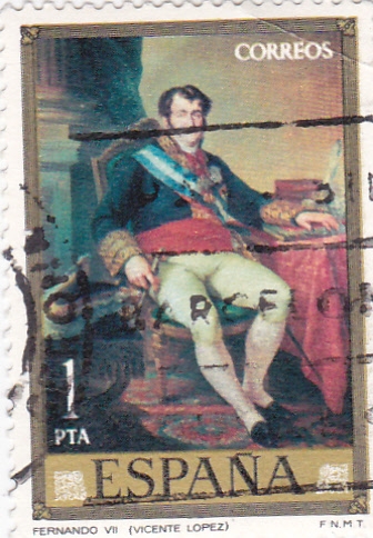 PINTURA- Fernando VII   - (Vicente López Portaña) (R)