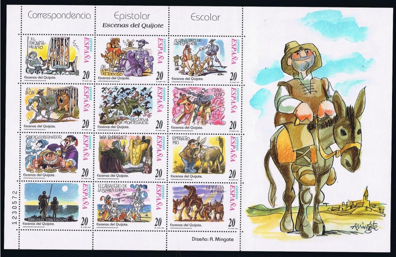 Edifil  3585  Correspondencia Epistolar escolar.  