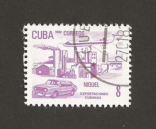 Exportaciones cubanas, Níquel