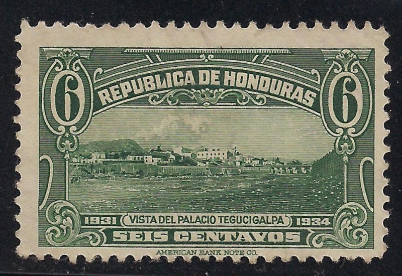 Vista del Palacio de Tegucigalpa.