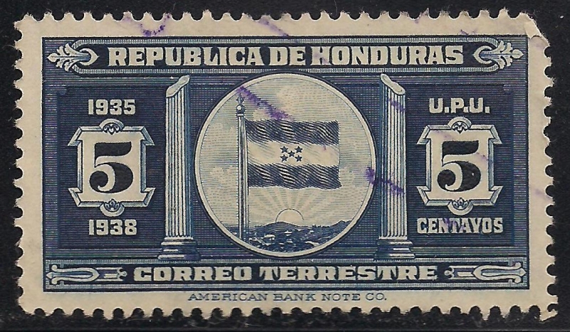 Bandera de Honduras.