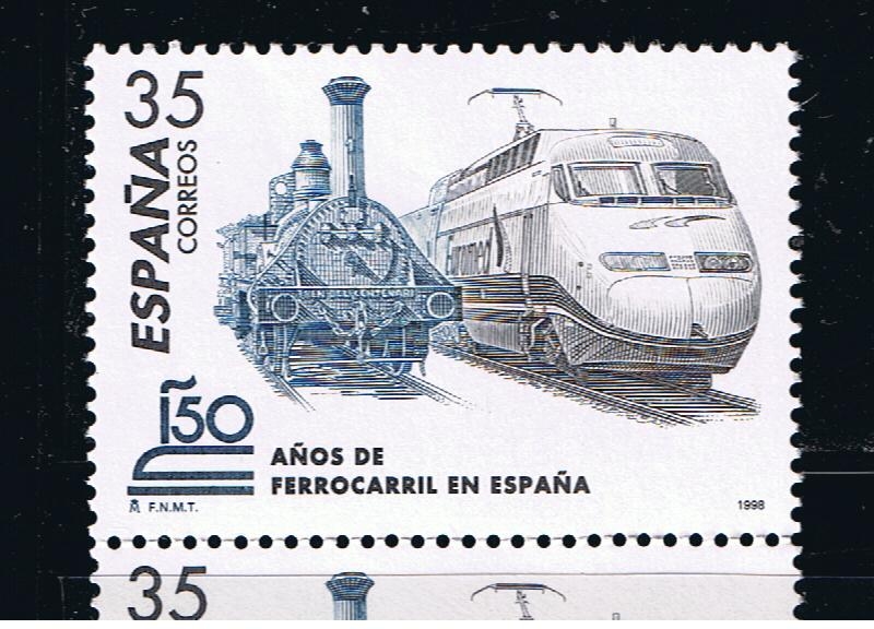 Edifil  3591  150 años del Ferrocarril en España.  
