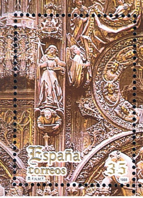 Edifil  3593  La Seo de San Salvador de Zaragoza.  