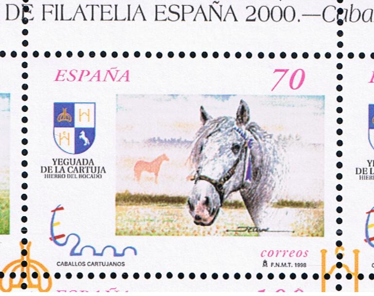 Edifil  3610  Exposición Mundial de Filatelia España 2000.  