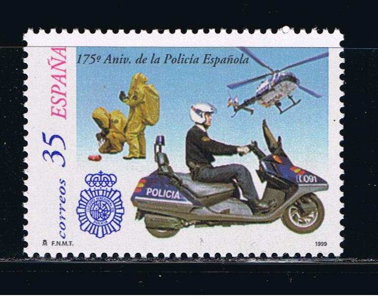 Edifil  3623  175 aniver. de la policía española. 