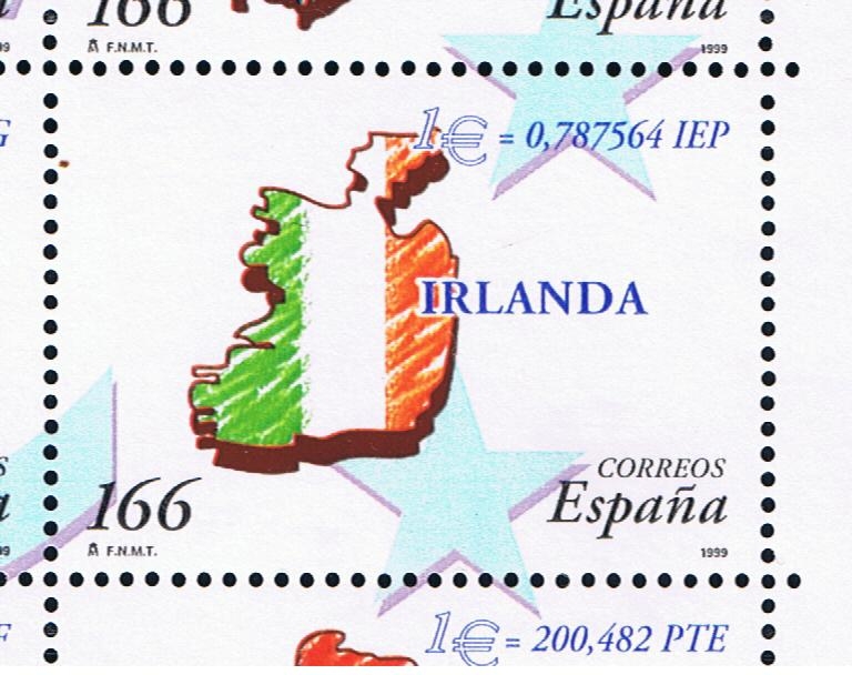 Edifil  3640  Paises del Euro.  