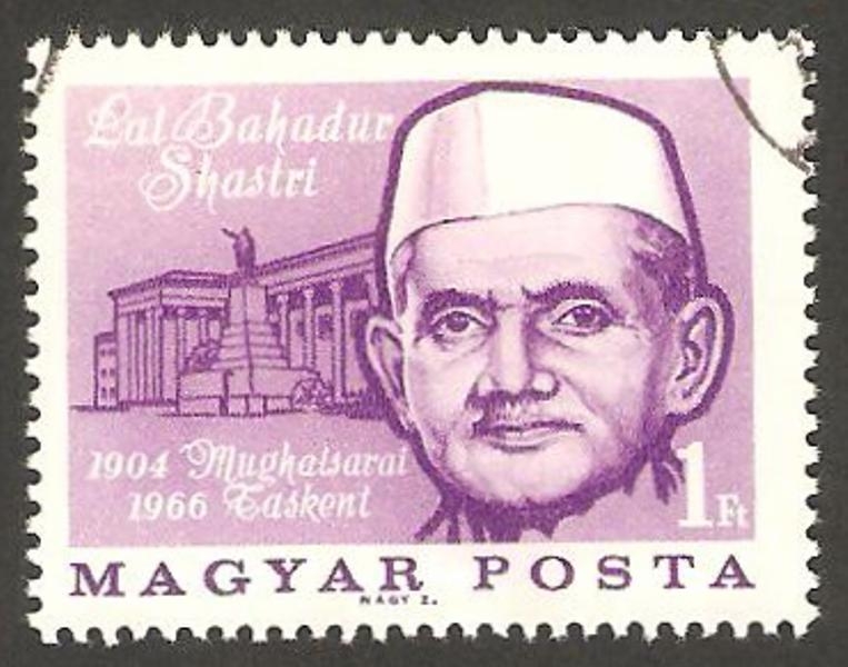 1800 - Muerte del Primer Ministro indio Lat Bahadur Shastri