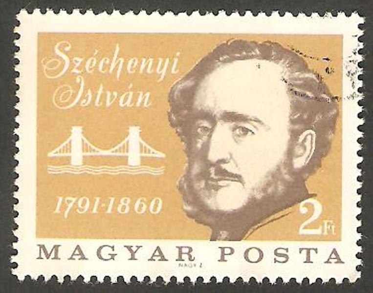1826 - 175 Anivº del nacimiento de Istvan  Szechenyi