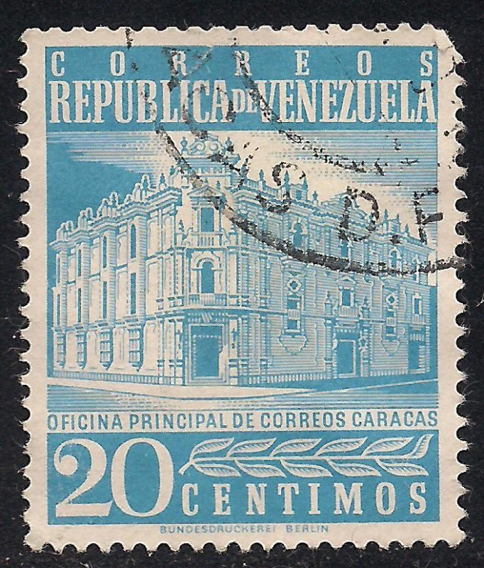 OFICINA DE CORREOS, CARACAS