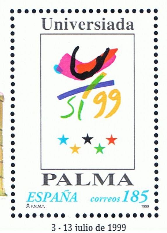 Edifil  3647  Filatem-Universiada Palma 1999.  