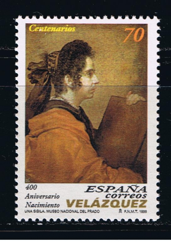 Edifil  3659   400º aniver. del nacimientode Diego Velázquez.  