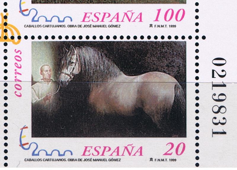 Edifil  3679  Exposición Mundial de Filatelia España 2000.  