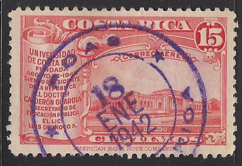 NUEVA UNIVERSIDAD DE COSTA RICA, FUNDADA EN 1940.