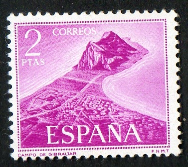 1934- Pro trabajadores españoles de Gibraltar. Vistas del Peñón.