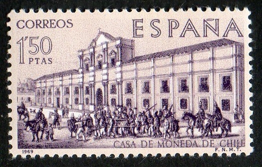 1940- Forjadores de América. Casa de la Moneda, Santiago de Chile.