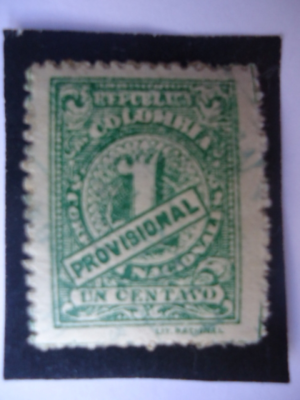 República de Colombia - Correos Nacionales  - Provisional