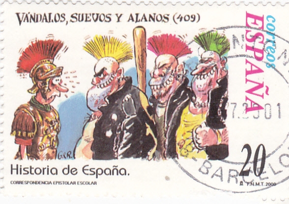 Vándalos, Suevos y Alanos-HISTORIA DE ESPAÑA   (S)
