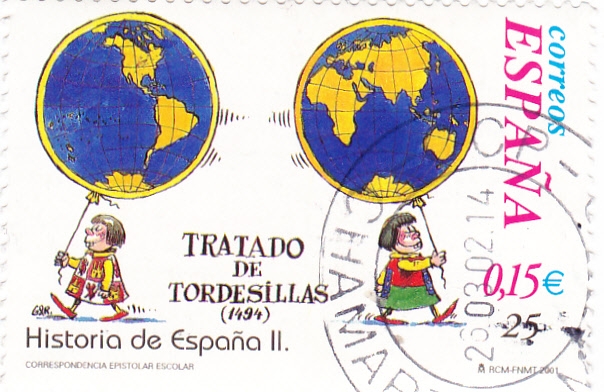 Tratado de Tordesillas-HISTORIA DE ESPAÑA II    (S)