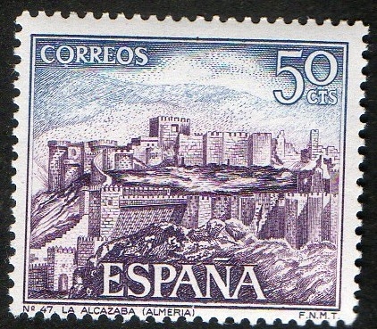 1982- Serie turística. Alcazaba de Almeria.