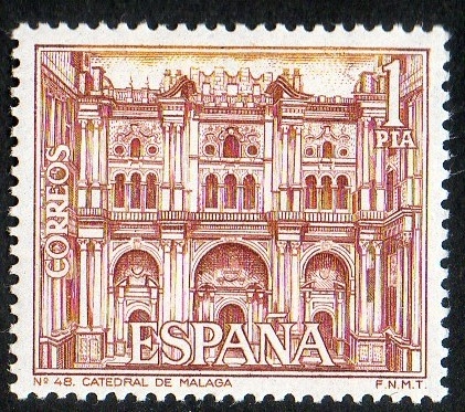 1983- Serie turística. Catedral de Málaga. 